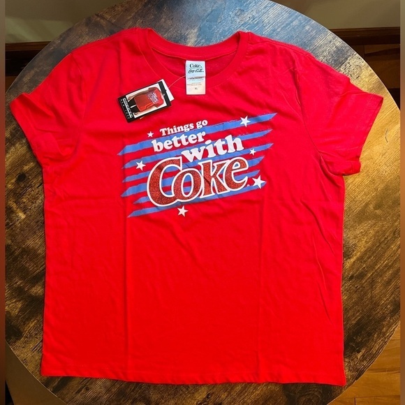 Coca Cola womens graphic tee. Coke brand by Freeze New York. Size: XL - Picture 1 of 7